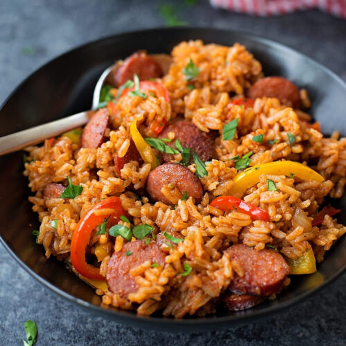 Sausage and Rice Skillet Recipe