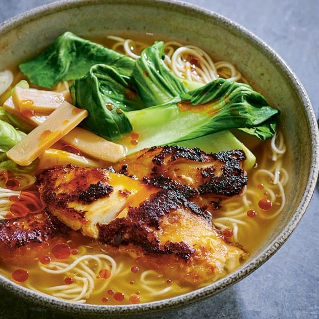 Low FODMAP Miso Cod Ramen