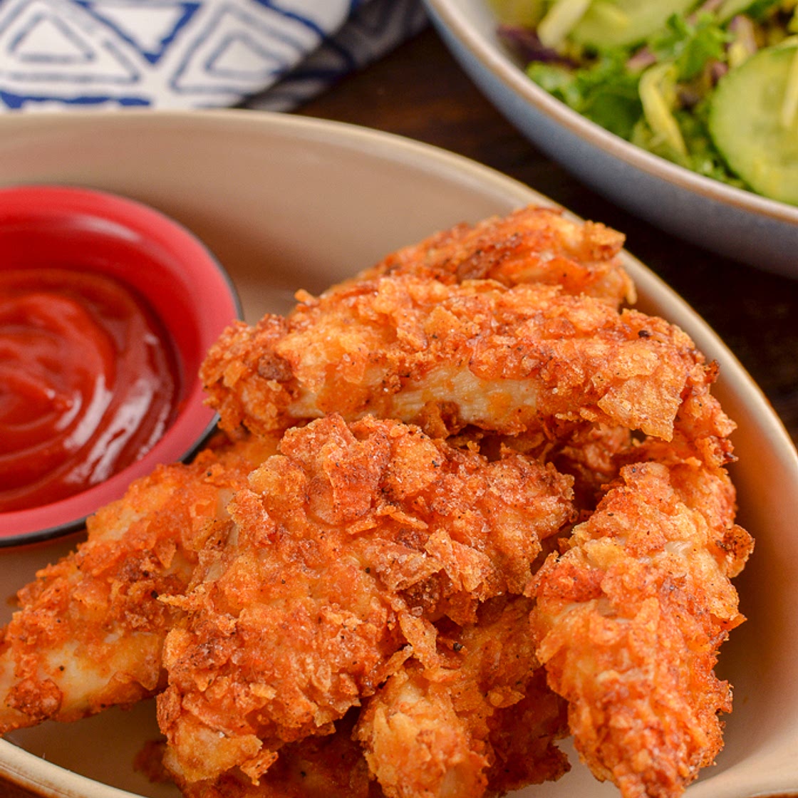 Crispy Air Fryer Potato Chip Chicken | Slimming World