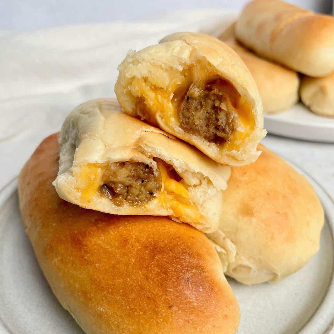 Vegan Kolaches (Texas Klobasnek)