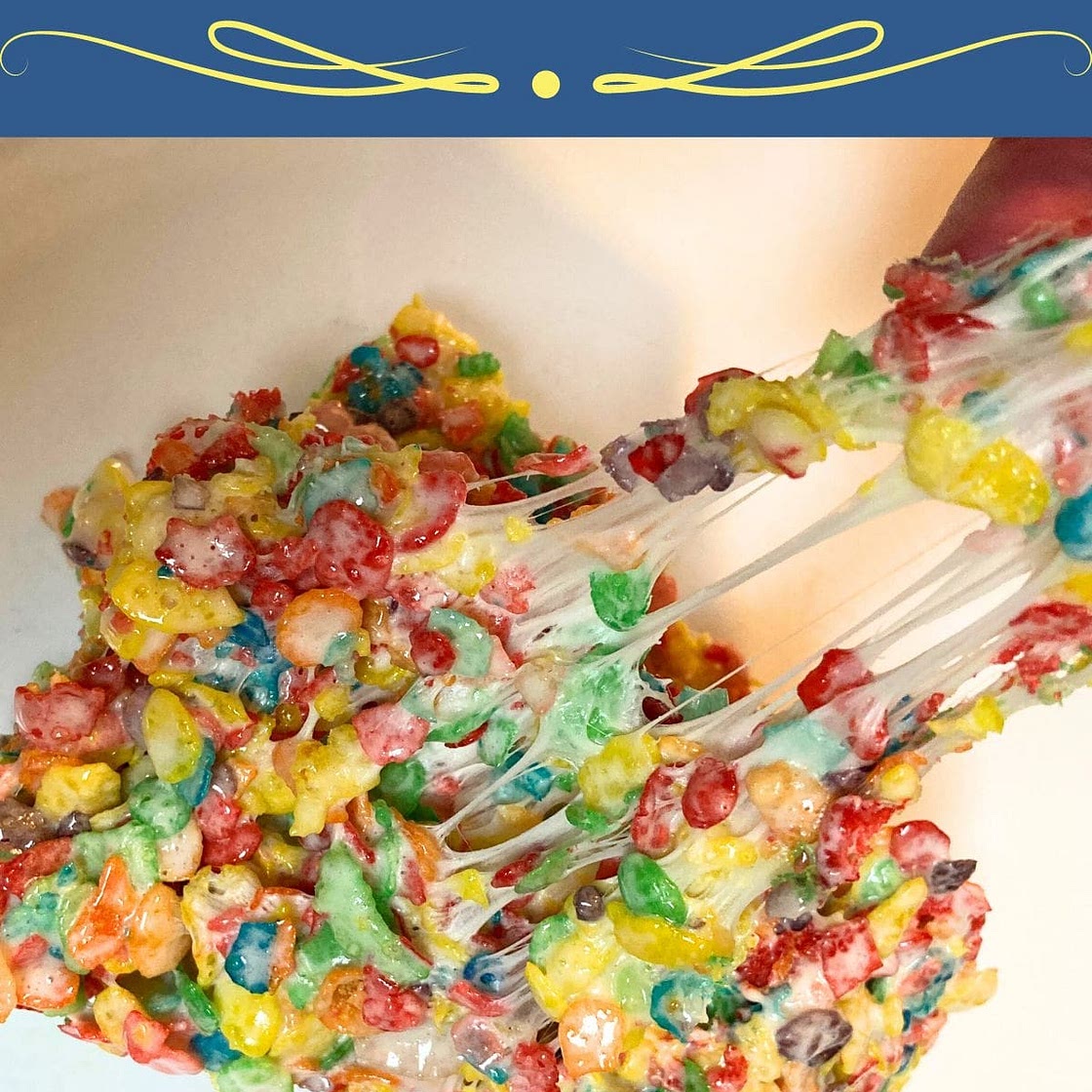 Fruity Pebbles Cereal Marshmallow Treats Recipe