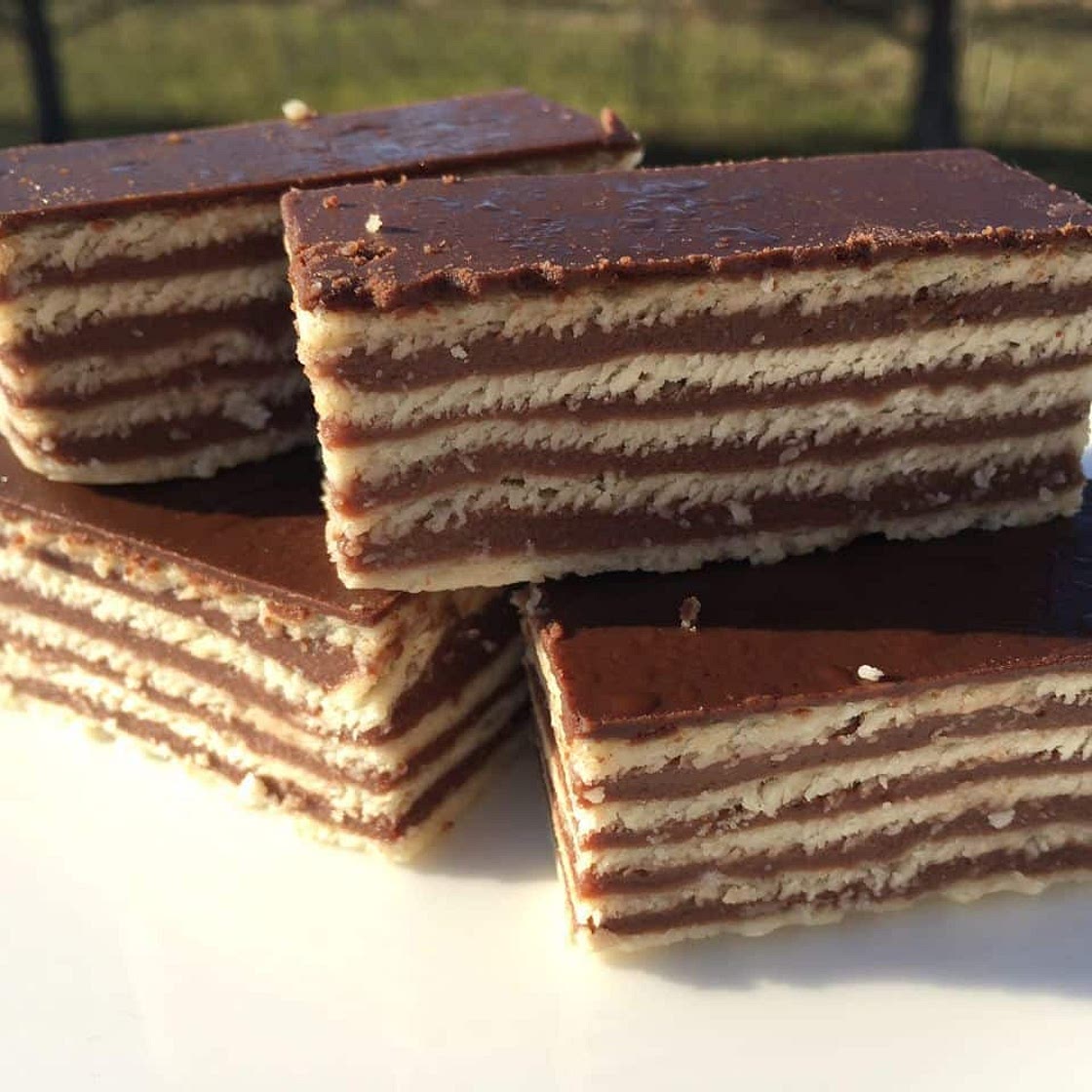Croatian Mađarica Recipe (Layered Chocolate Slice)