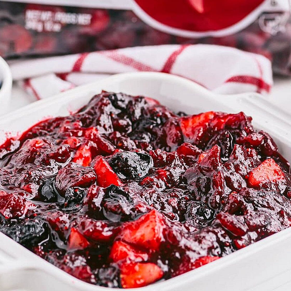 Cranberry, Blueberry and Strawberry Sauce