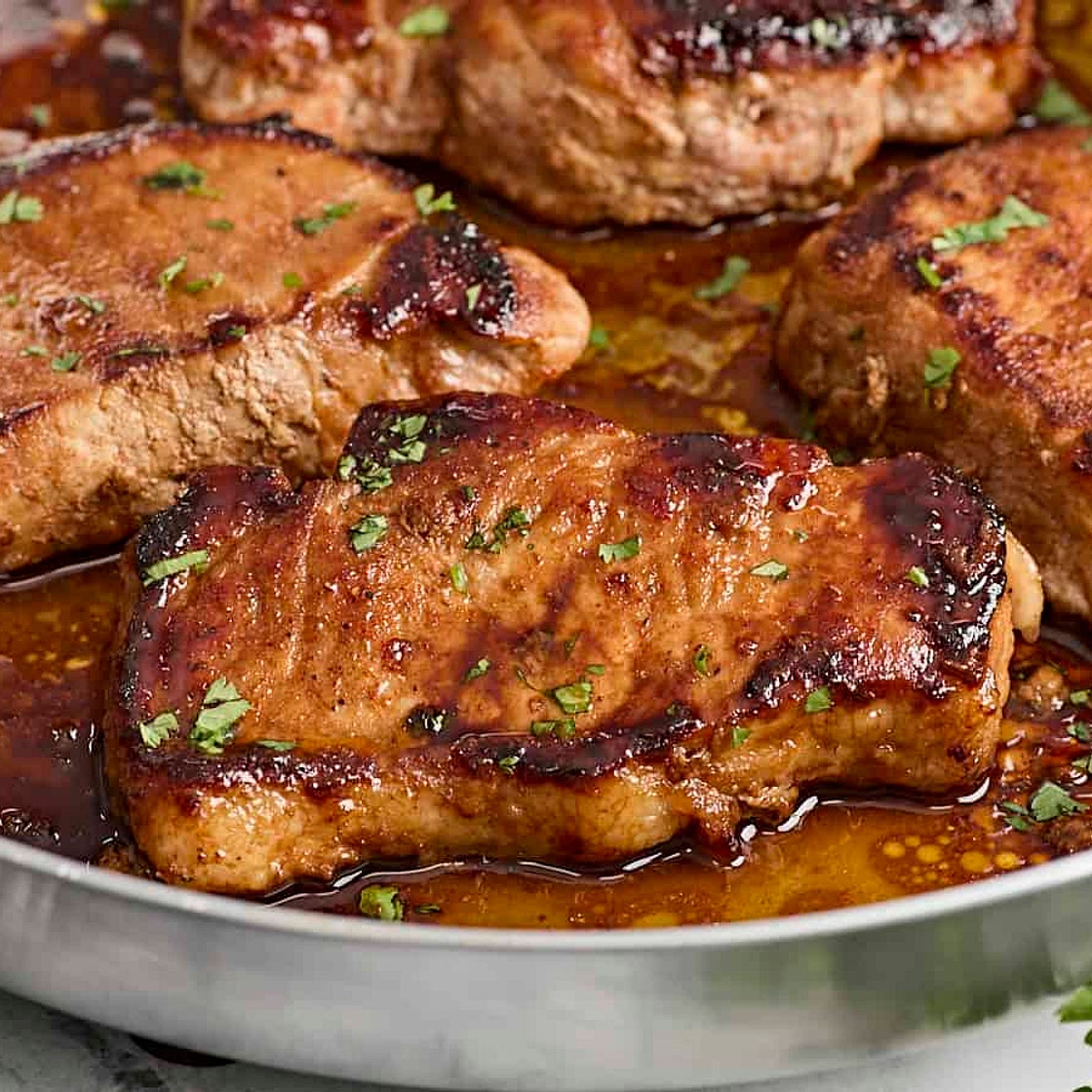 Glazed Pork Chops Recipe