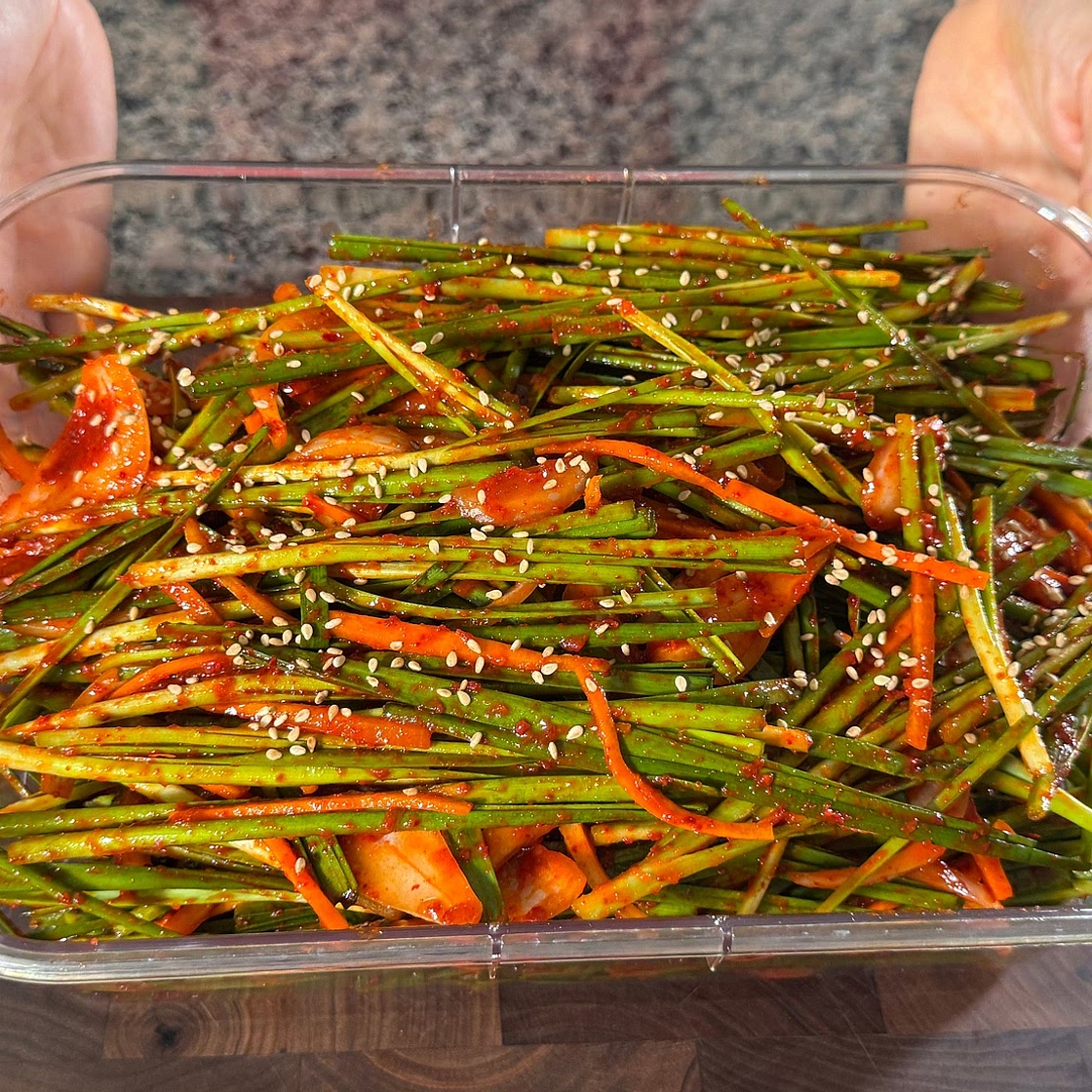 마늘 없이도 깊은 맛! 부추김치 이렇게 담가보세요 완전 밥도둑이예요!😋