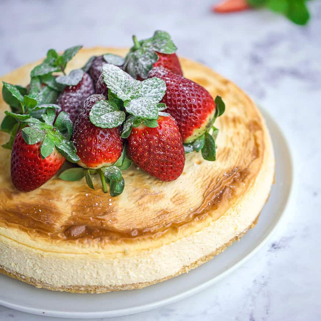 Keto Cheesecake - Baked New York