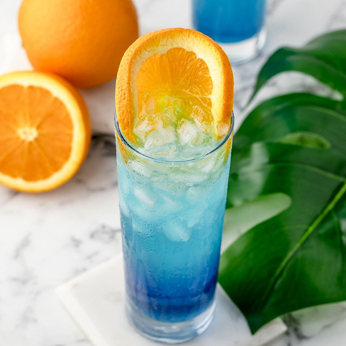 Blue Lagoon Mocktail