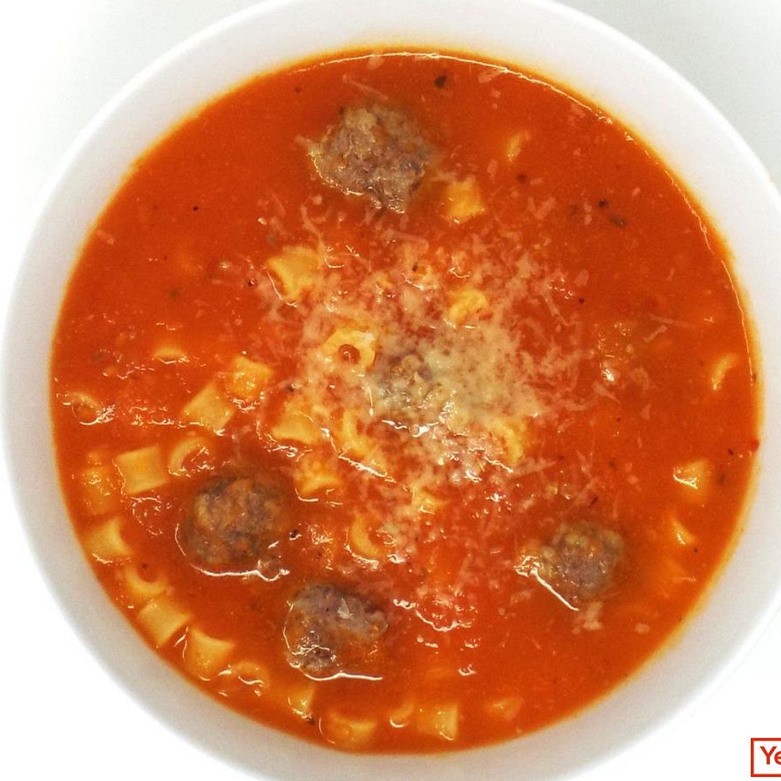 Mini Meatball Tomato Soup