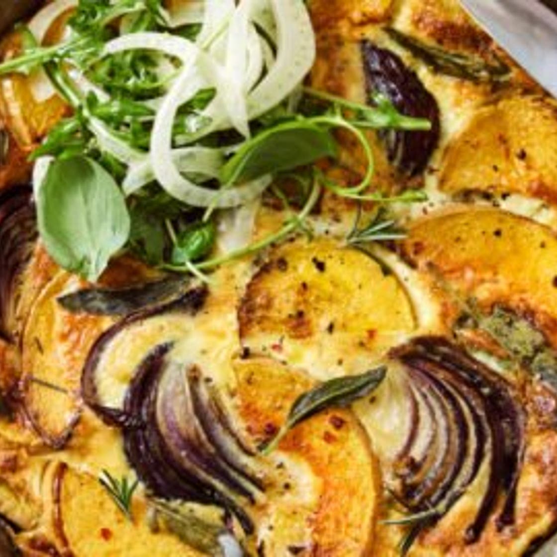 pompoenfrittata met salie