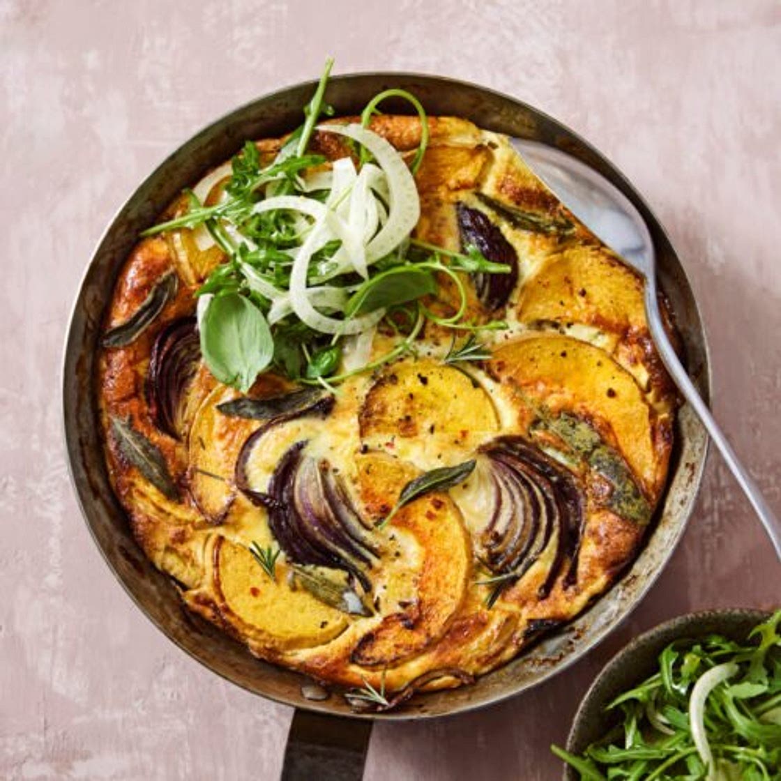 pompoenfrittata met salie