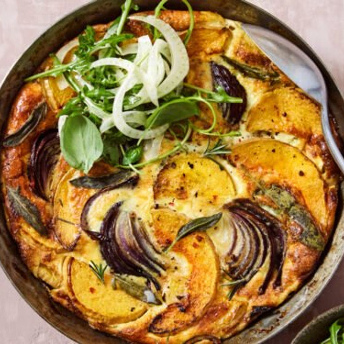 pompoenfrittata met salie