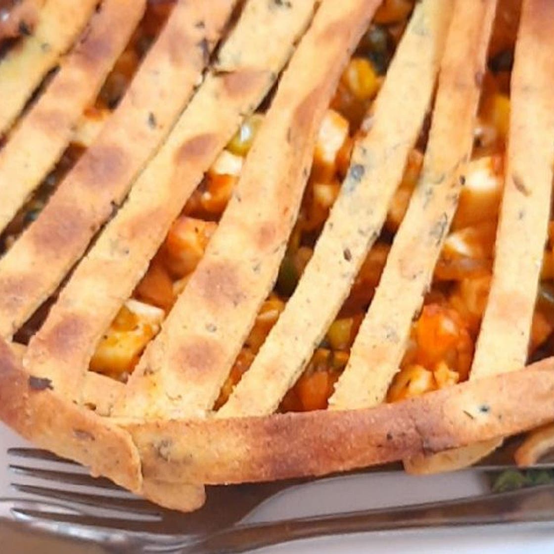 चटपटा बेक्ड पराठा (chatpata baked paratha recipe in Hindi)