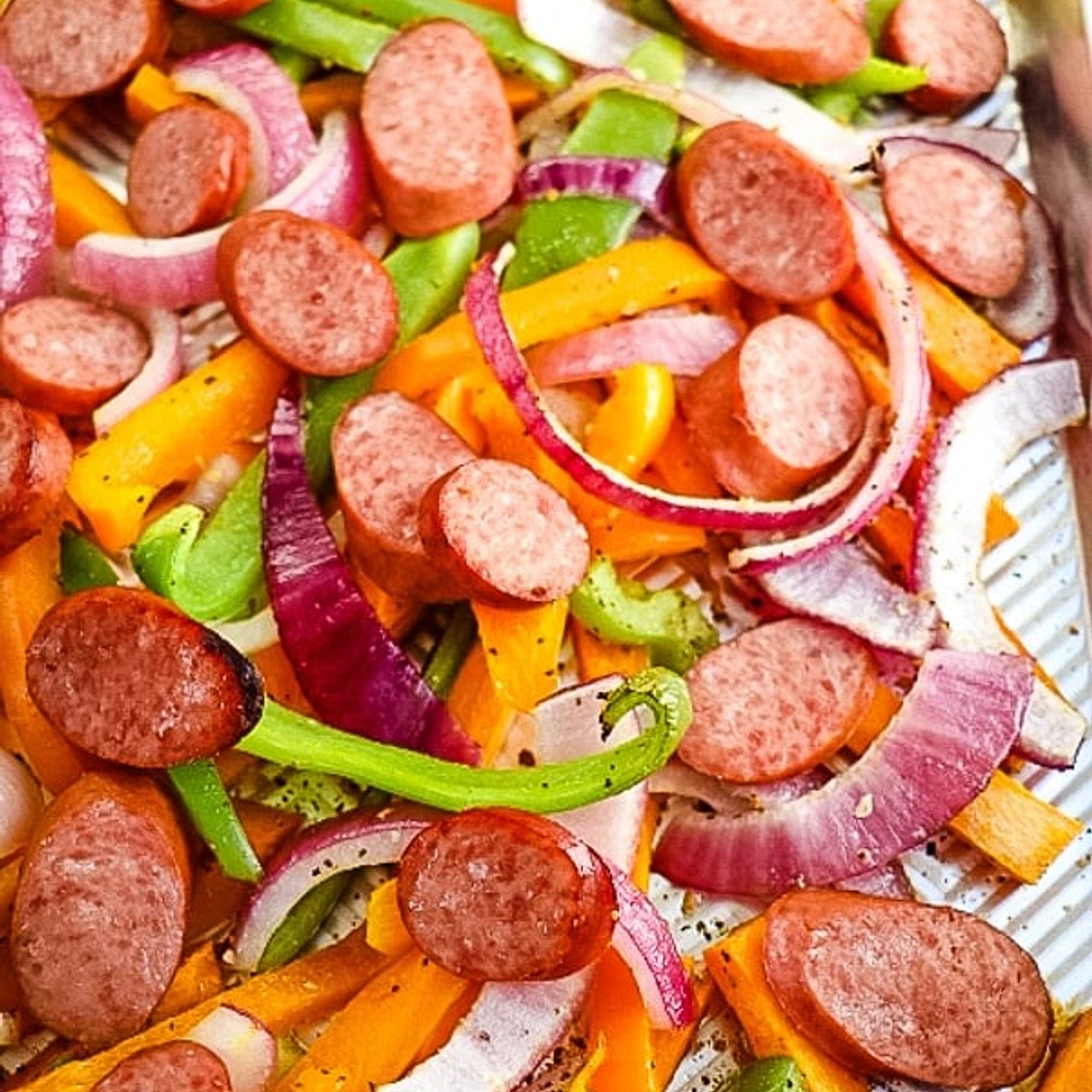 Baked Sausage and Peppers