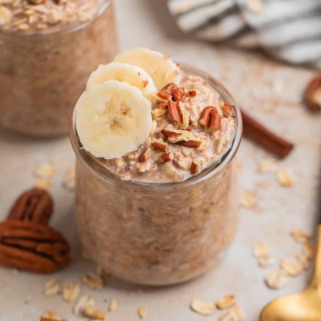 Banana Bread Overnight Oats