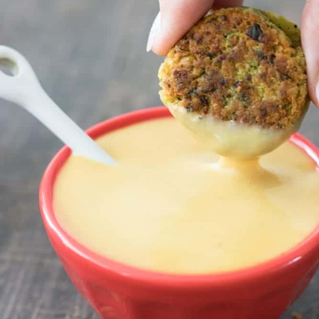 Dijon Chickpea Fritters (vegan + gluten-free + nut-free)