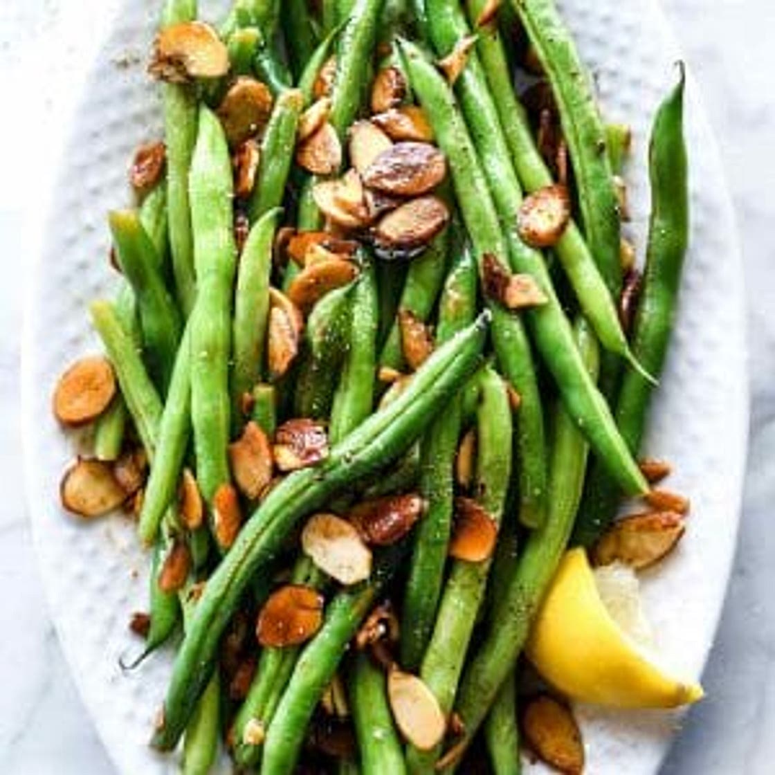 Green Beans with Browned Butter Almondine