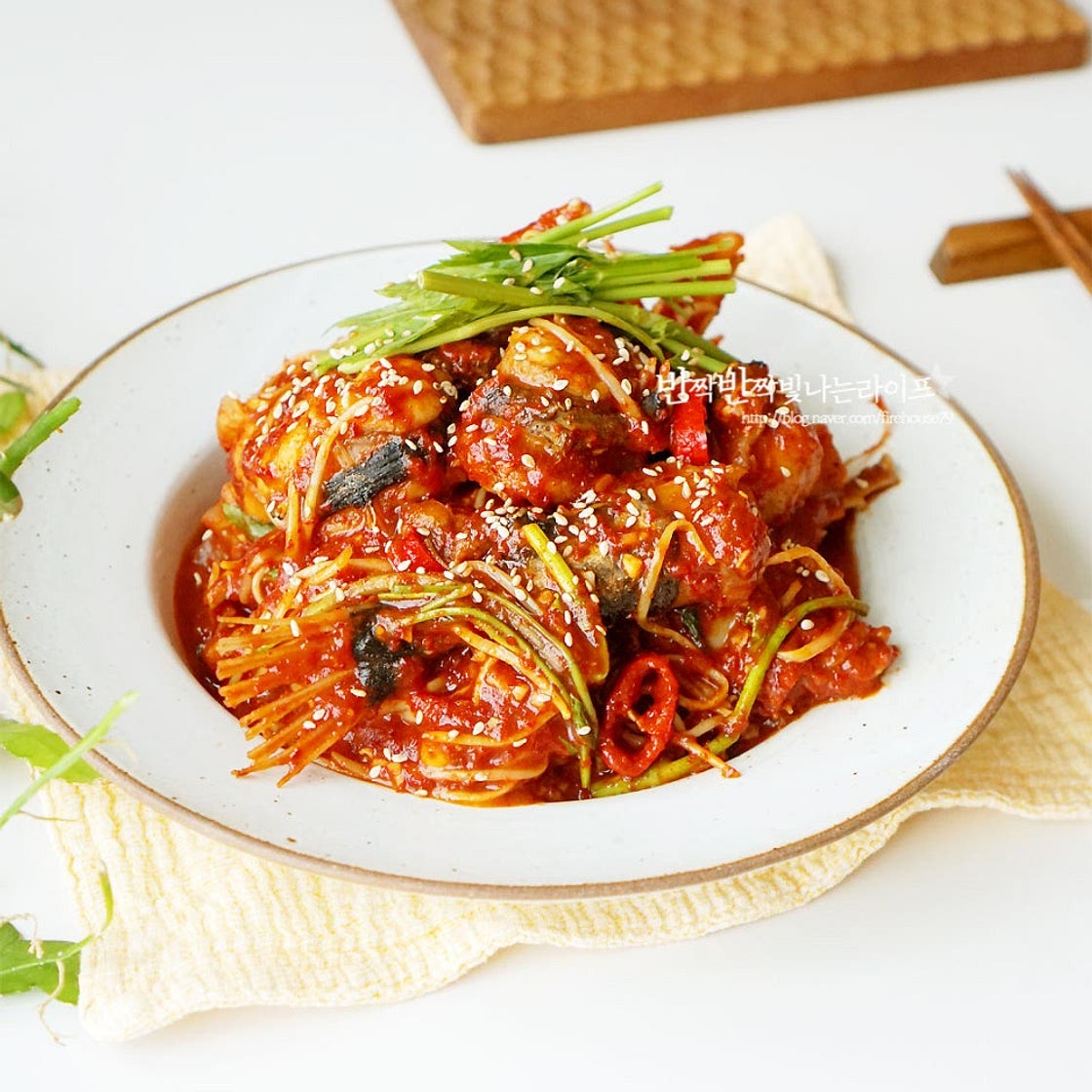 아구찜 만들기 양념 만드는법 알토란 아귀찜 만들기