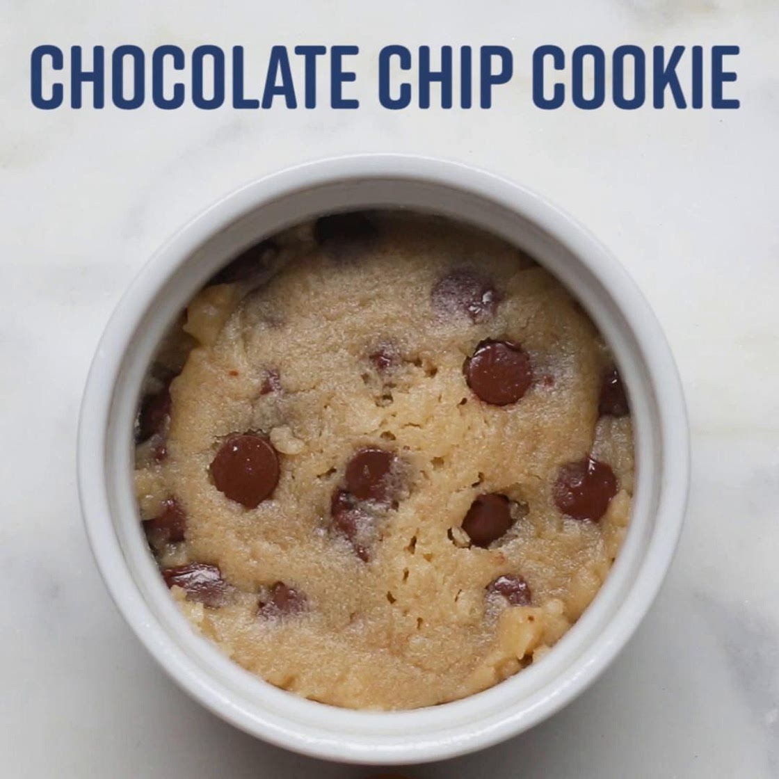 Microwave Chocolate Chip Cookie Recipe by Tasty