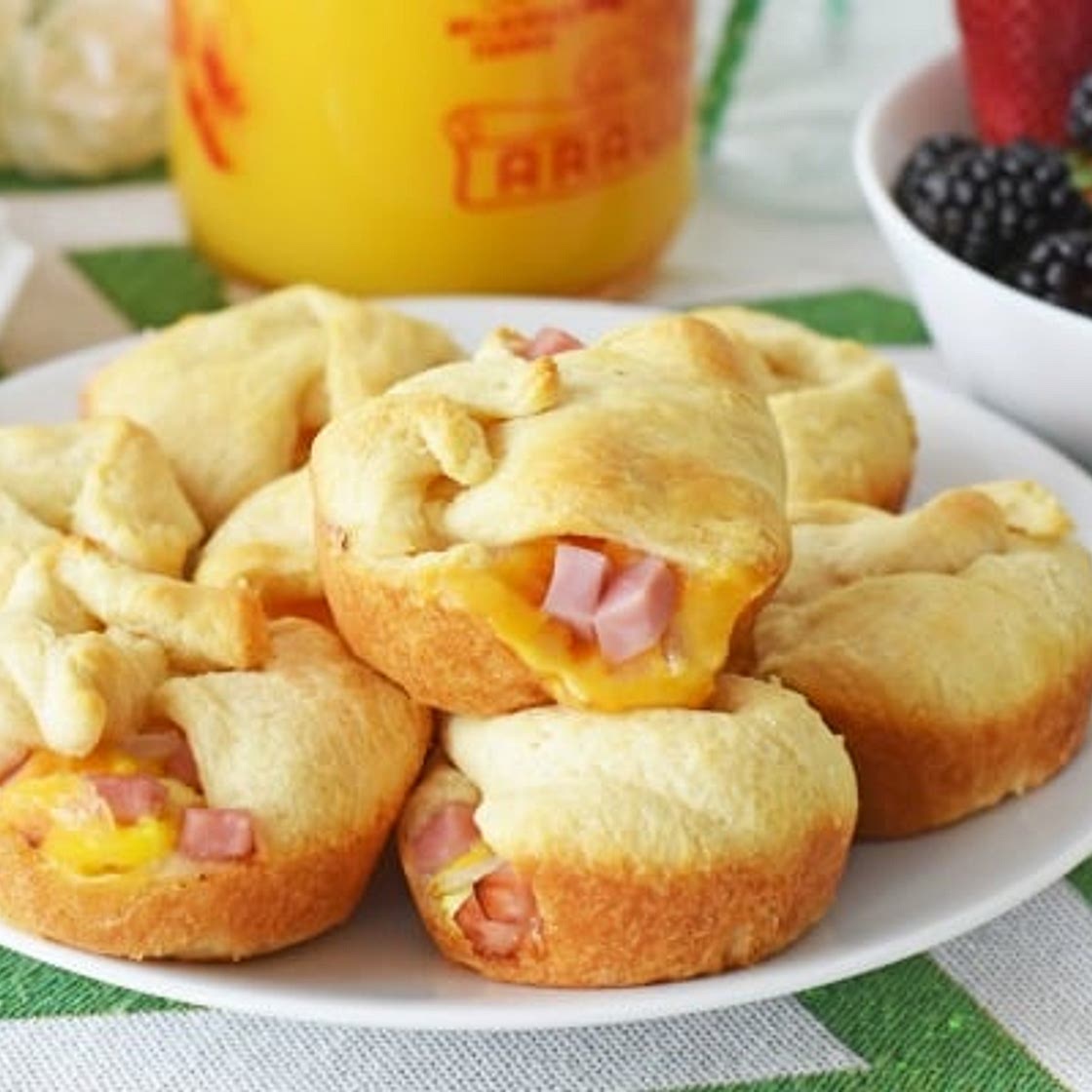 Ham & Cheese Breakfast Crescents
