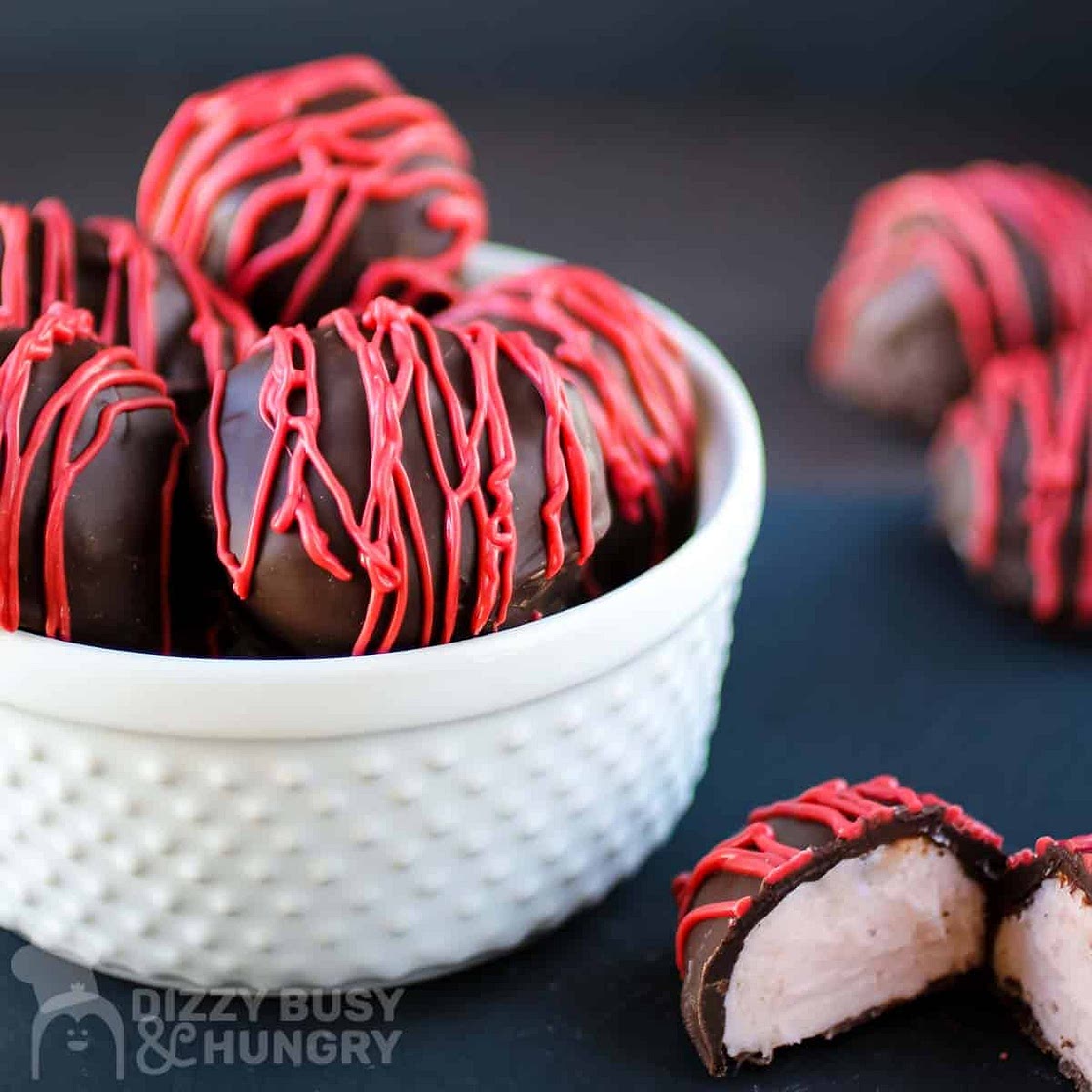 Strawberry Cream Truffles