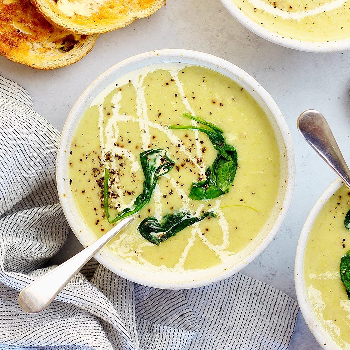 Leek & potato soup