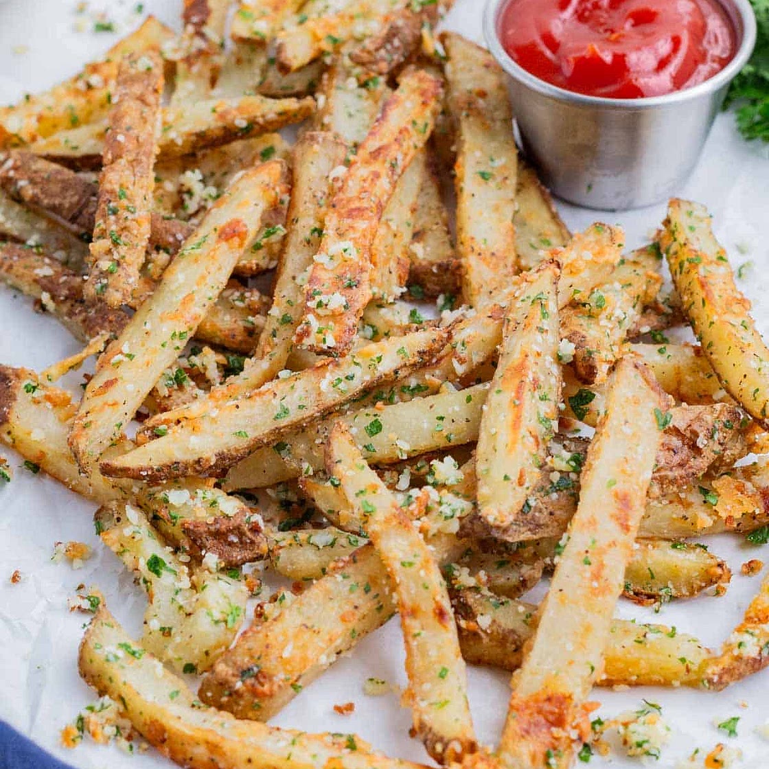 Baked Garlic Parmesan Fries