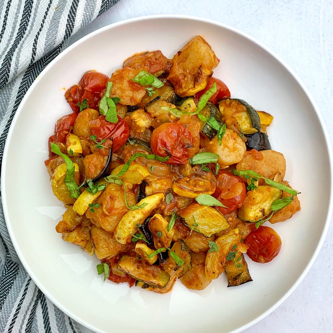Ratatouille Gnocchi