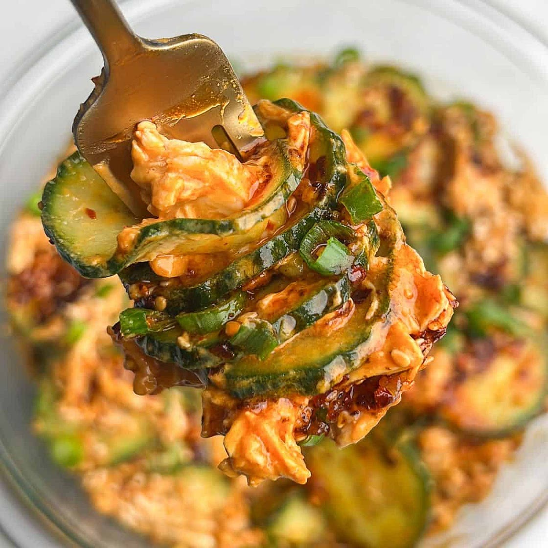 Thai Cucumber Salad with Chicken