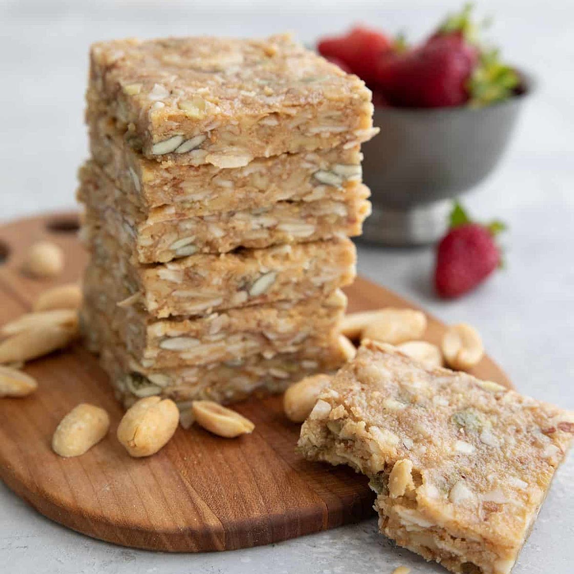 Keto No Bake Granola Bars