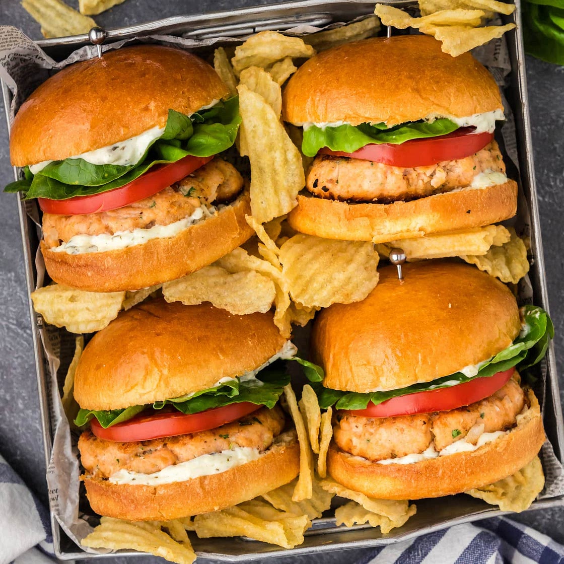 Salmon Burgers