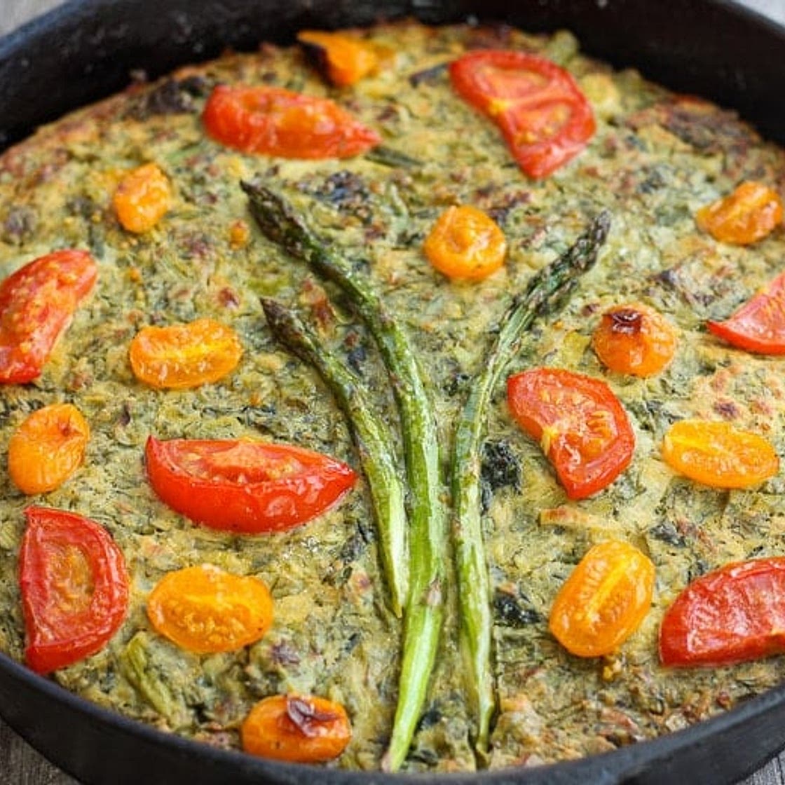 Spring Green Vegan Frittata