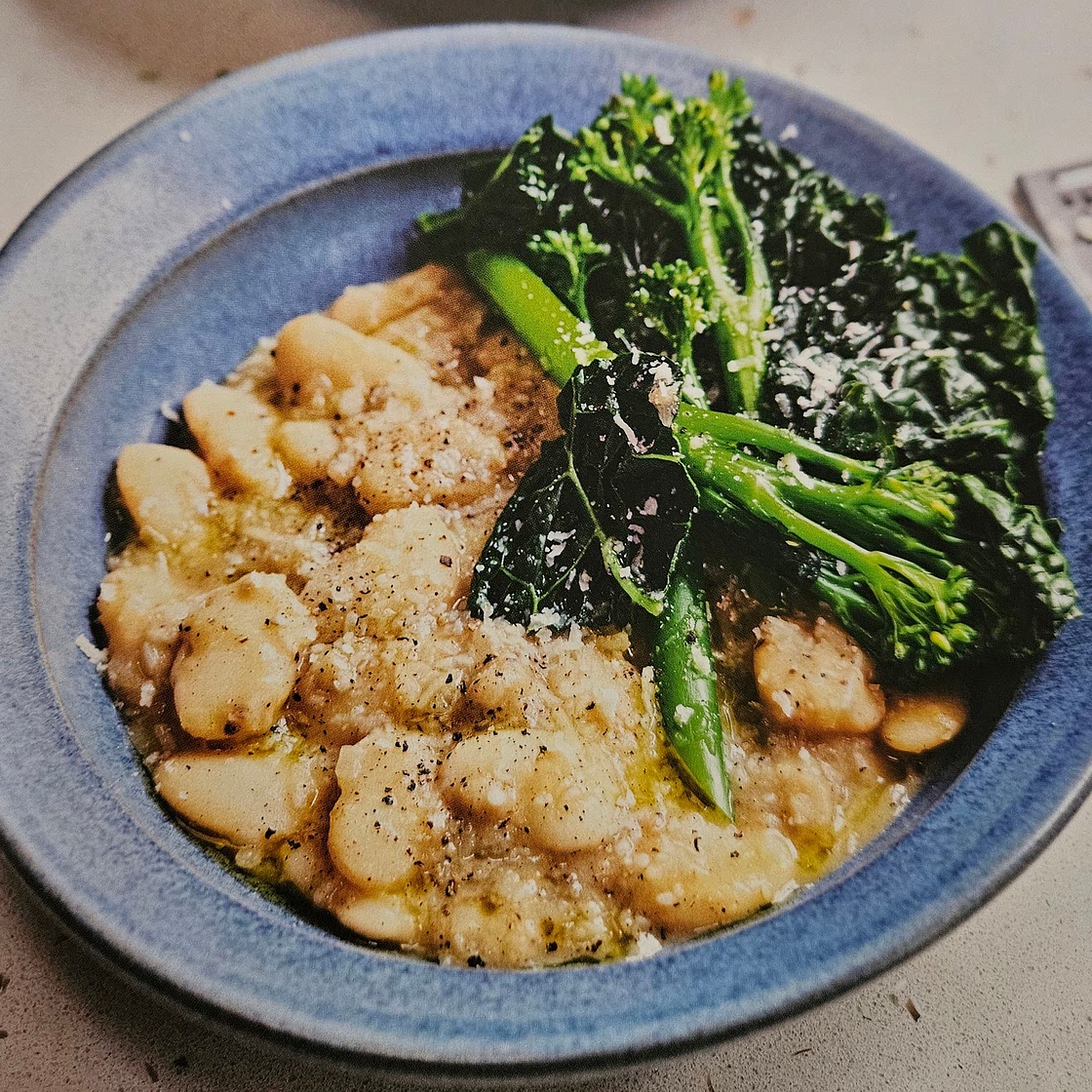 Cacio e Pepe Beans 'n' Greens
