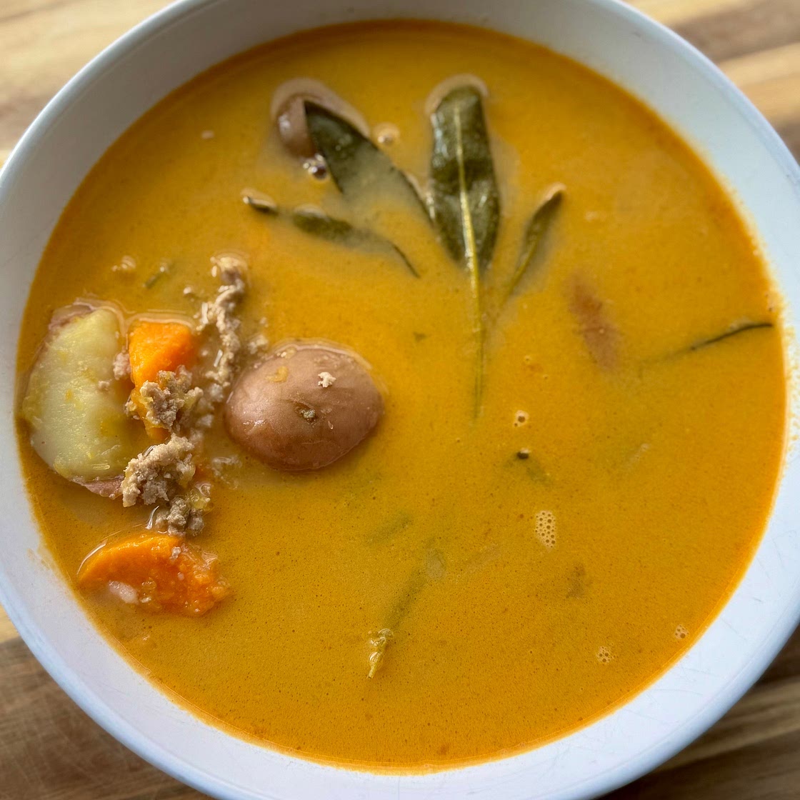 Pumpkin Turkey Sage Soup