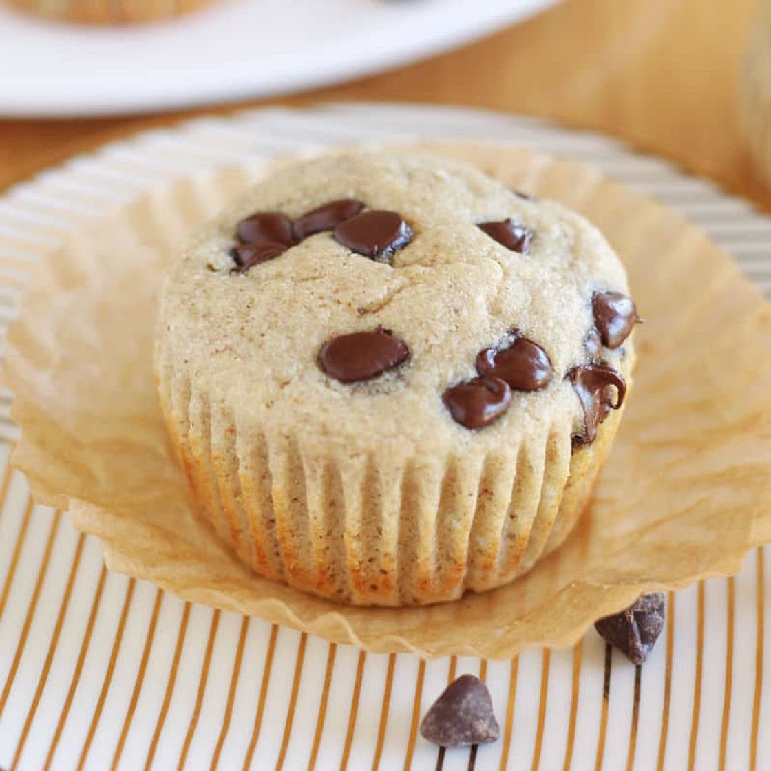 Chocolate Chip Buckwheat Muffins