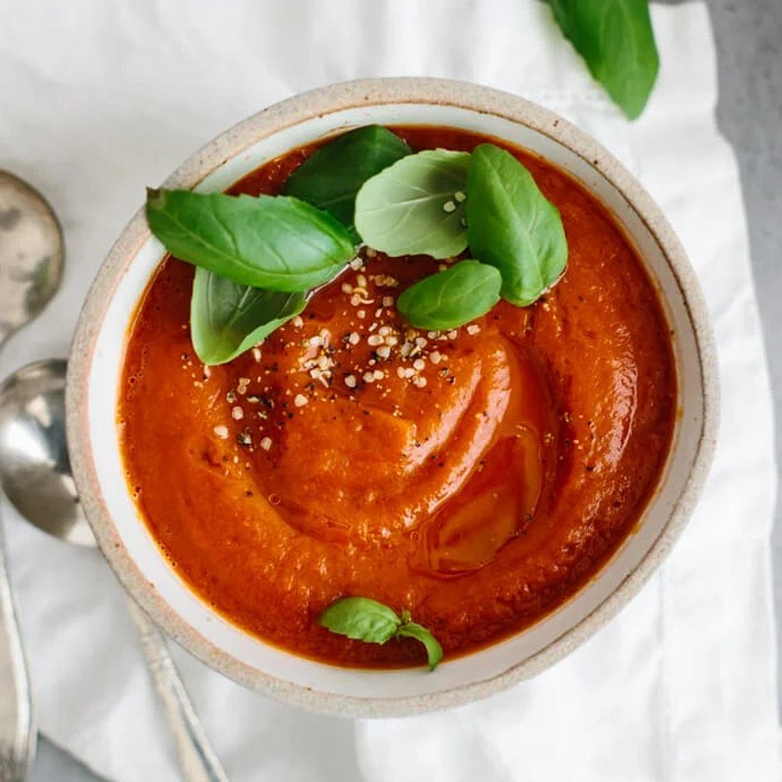 Roasted Red Pepper and Tomato Soup