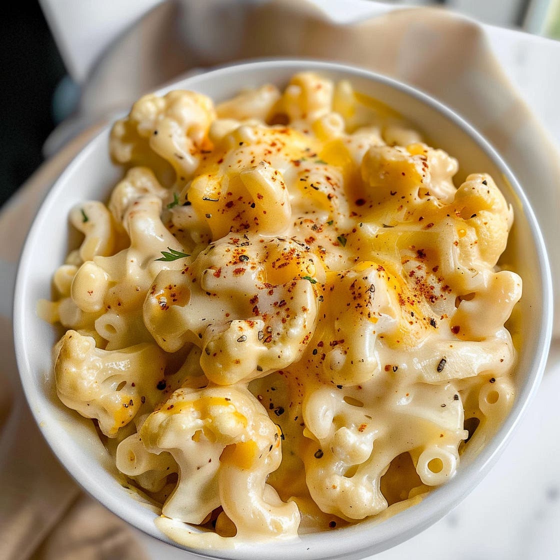 Dreamy Cauliflower Mac: Healthy Comfort Indulge
