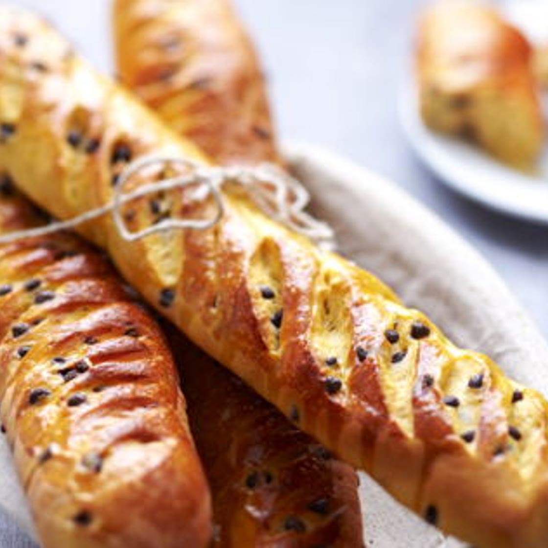 Baguettes viennoises aux pépites de chocolat