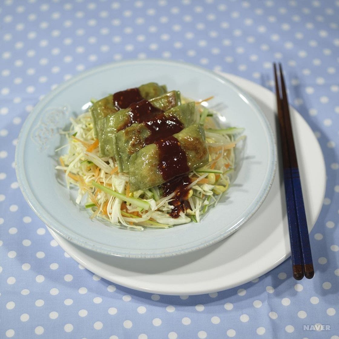 채소 비빔 군만두 만드는 법