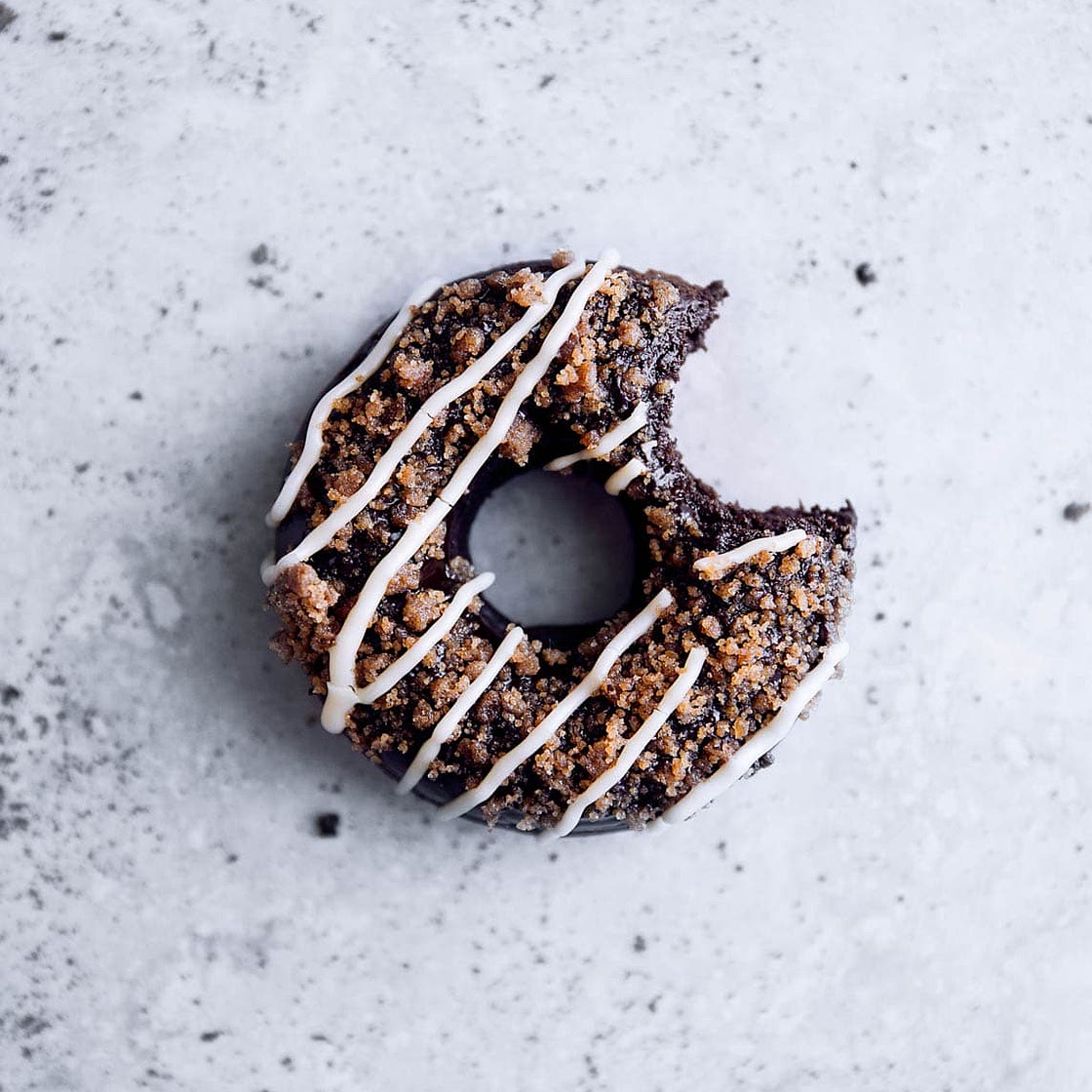 Mocha Crunch Donuts