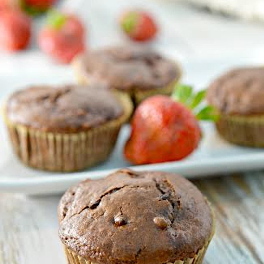 Strawberry Chocolate Muffins