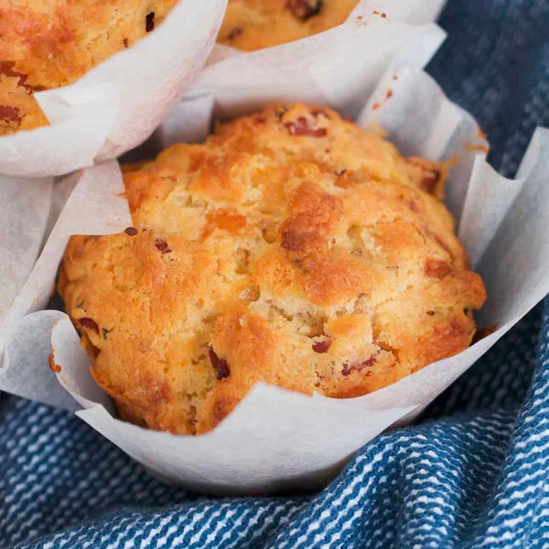 Bacon & Cheese Muffins