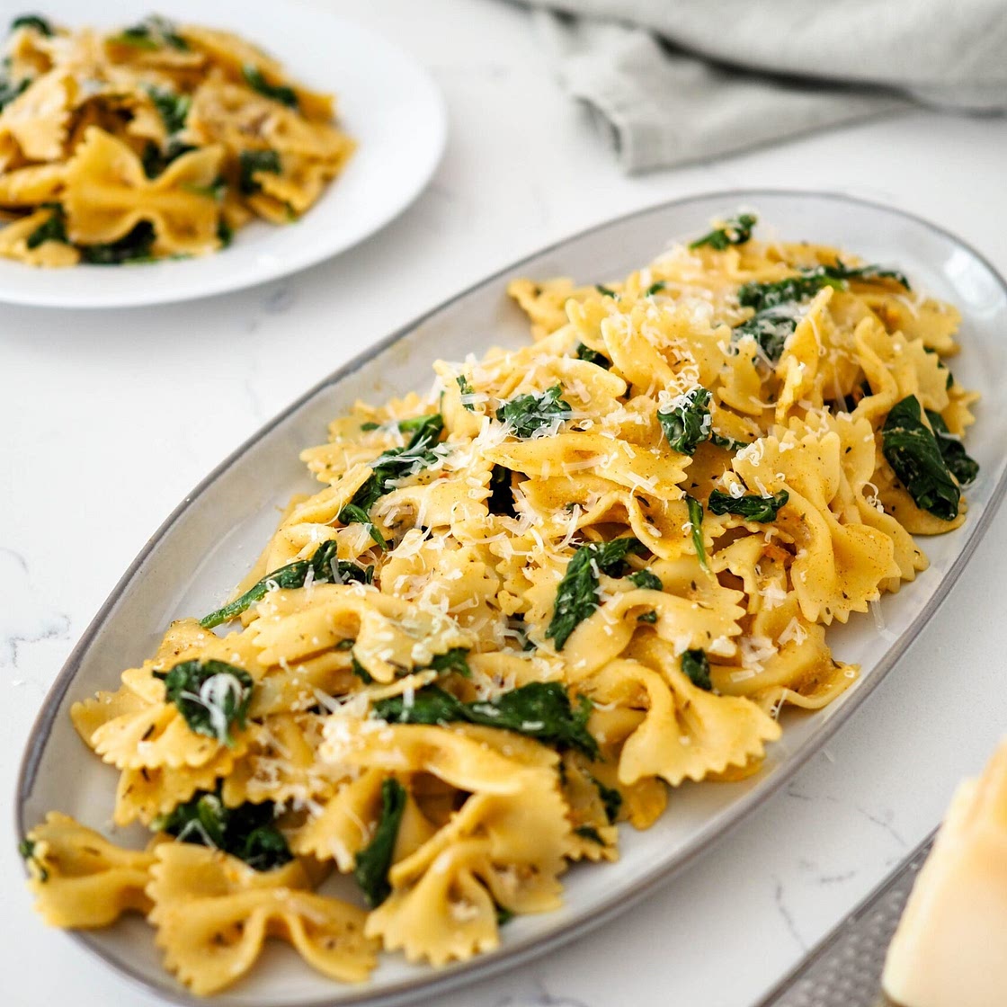 Creamy Cajun Spinach Pasta for Two