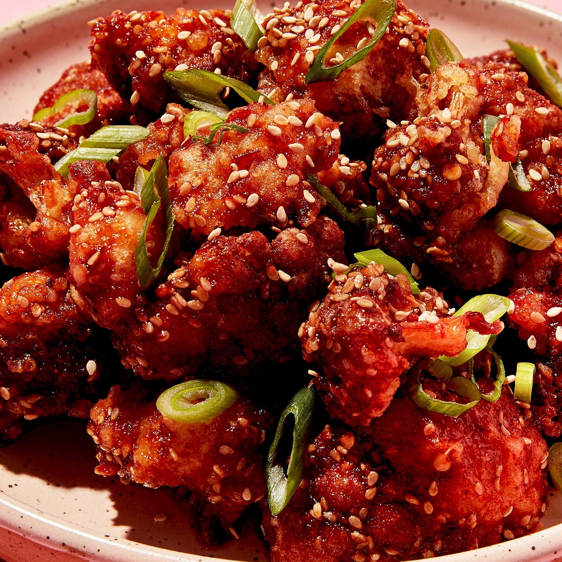 Chili Garlic Fried Cauliflower