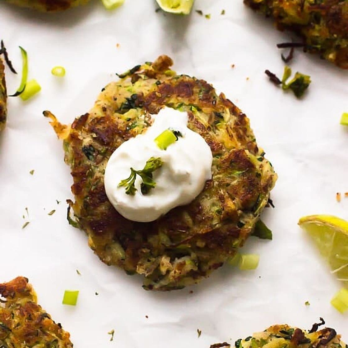 Gluten-Free Vegan Zucchini Fritters