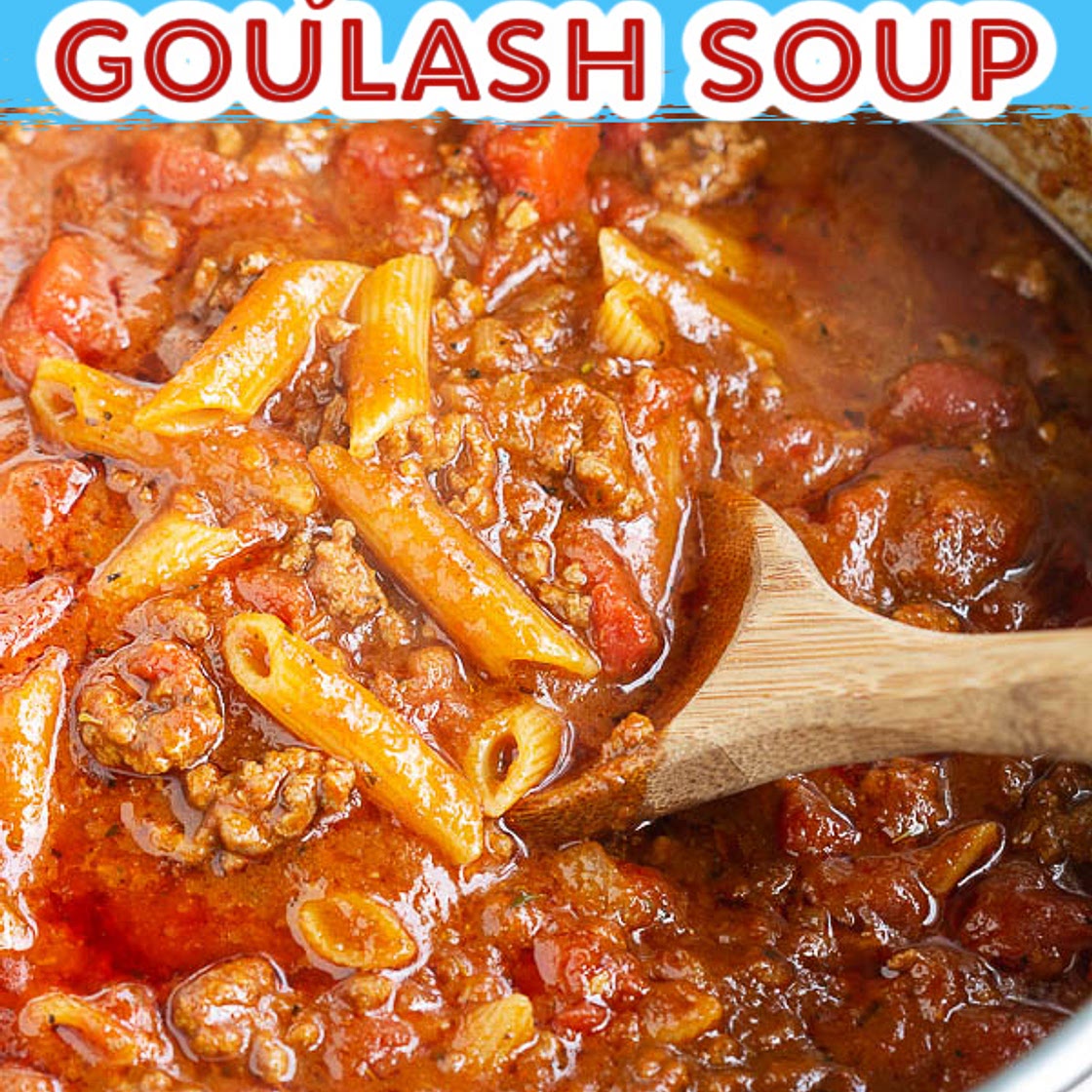 Beef Macaroni Goulash Soup