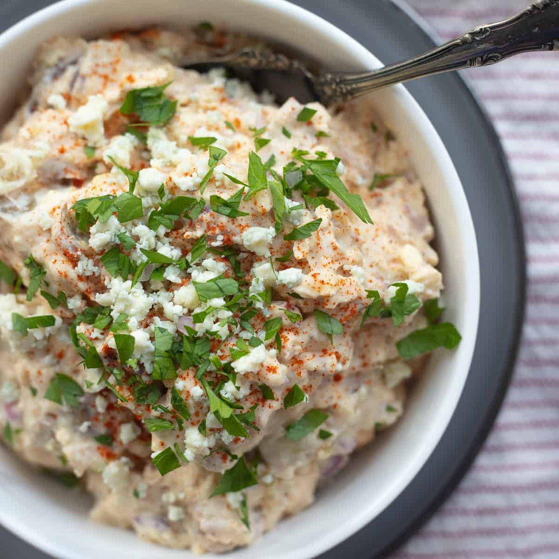Blue Cheese Potato Salad with Bacon