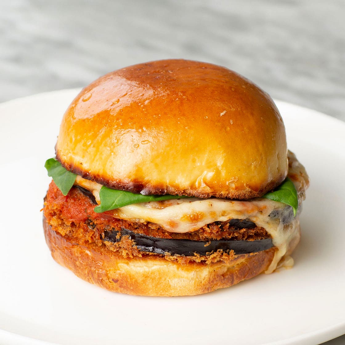 Fried Eggplant Sandwiches