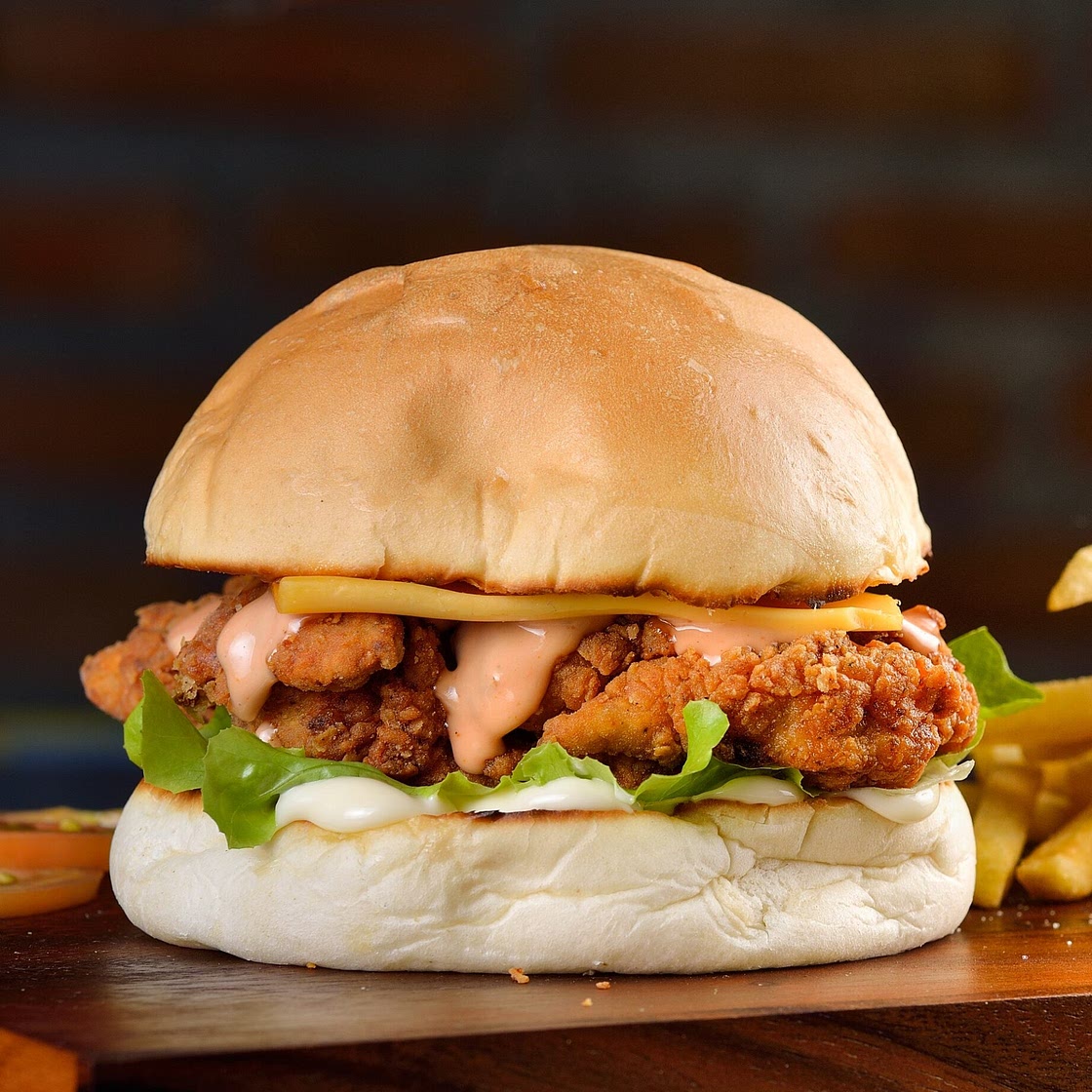 Homemade Zinger Burger