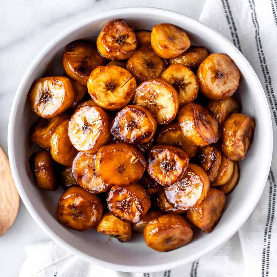 Sticky Sweet Fried Plantains