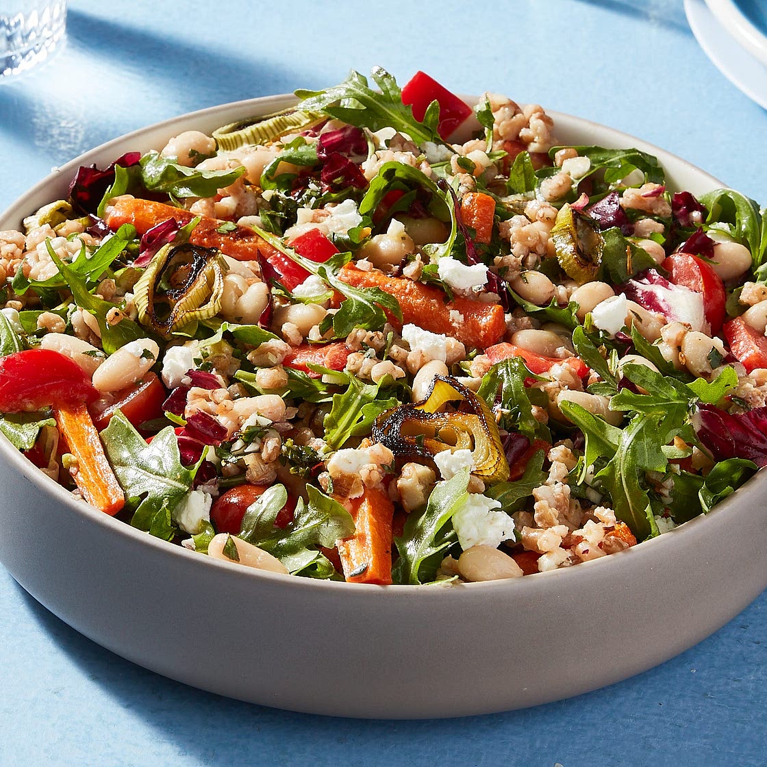 Farro and White Bean Salad